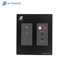 S-Track 4-Channel Dante Wallplate with Bluetooth