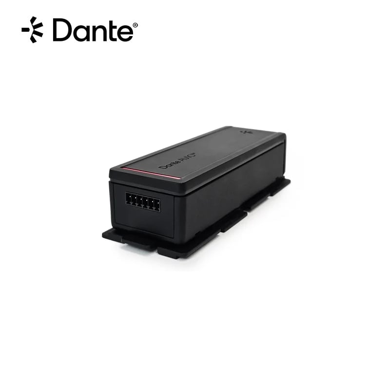 Dante AVIO 2-Channel Analog Output Adapter with Euro Block