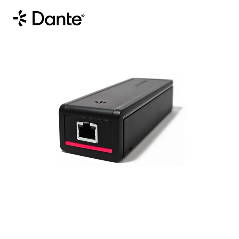Dante AVIO 2-Channel Analog Output Adapter with Euro Block
