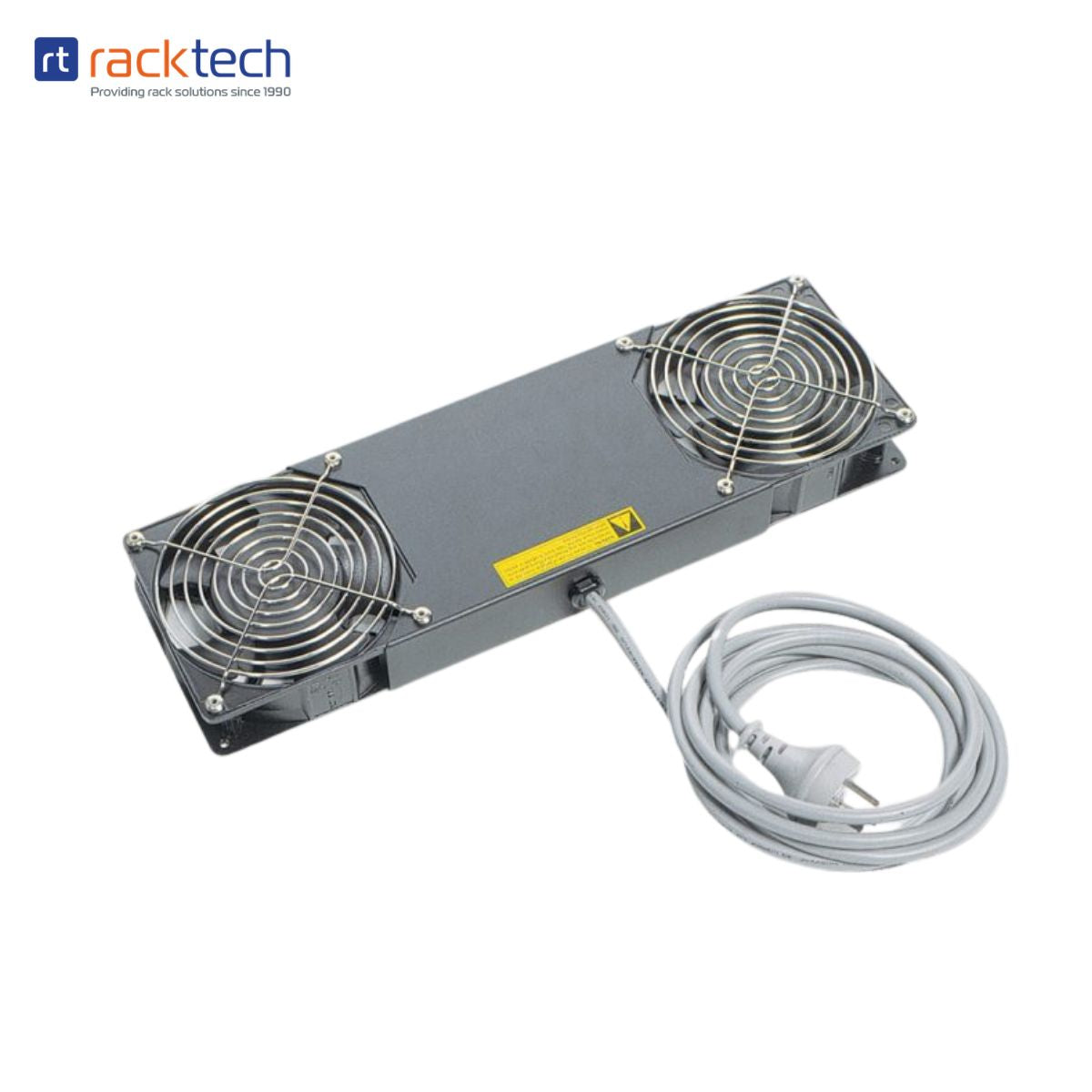 Racktech 2 Fan Unit with Thermostat