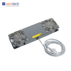 Racktech 2 Fan Unit with Thermostat