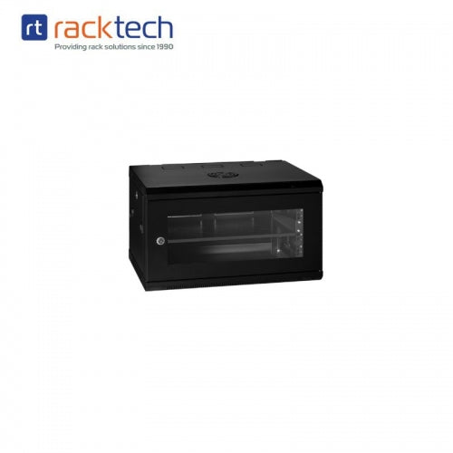 Racktech 6RU Hinged Wall Mount Rack - 700mm Deep