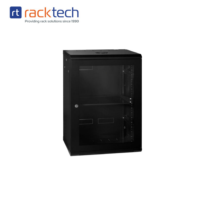 Racktech WRH6618 18RU Hinged Wall Mount Rack - 600W x 600D