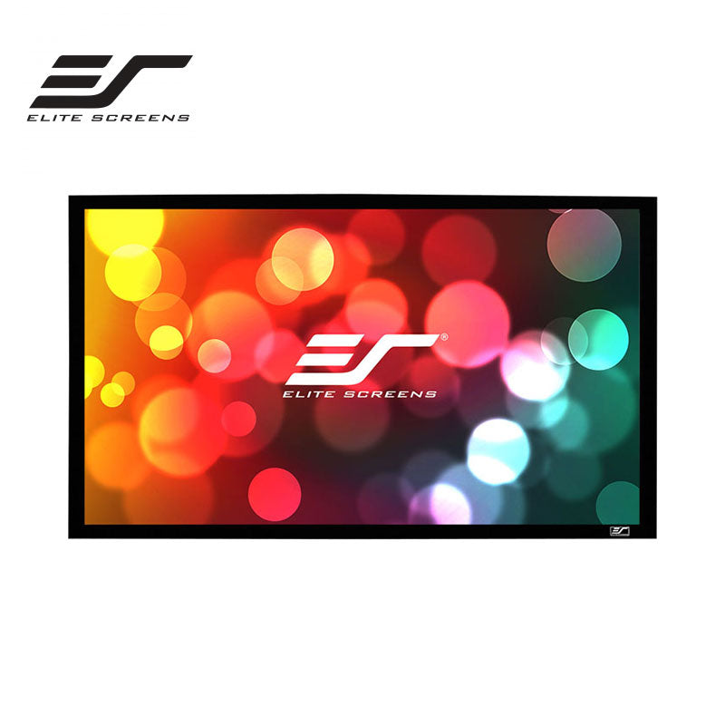 Elite Screens ER92WH2 92" 16:9 Fixed Frame Screen - Sable Frame 2 Series
