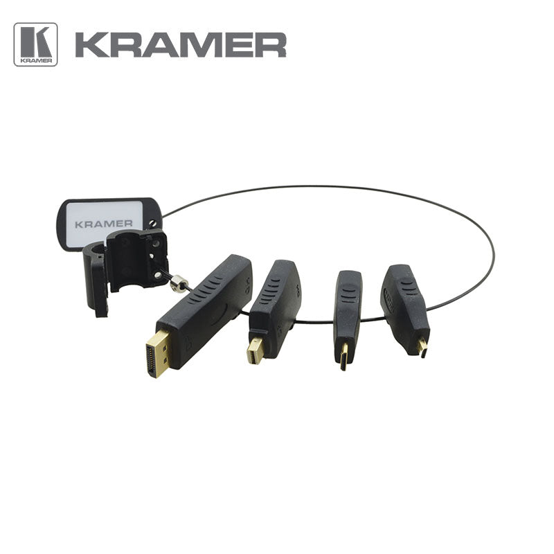 Kramer AD-RING-2 DP / Mini DP / Mini HDMI / Micro HDMI to HDMI Adapter Ring