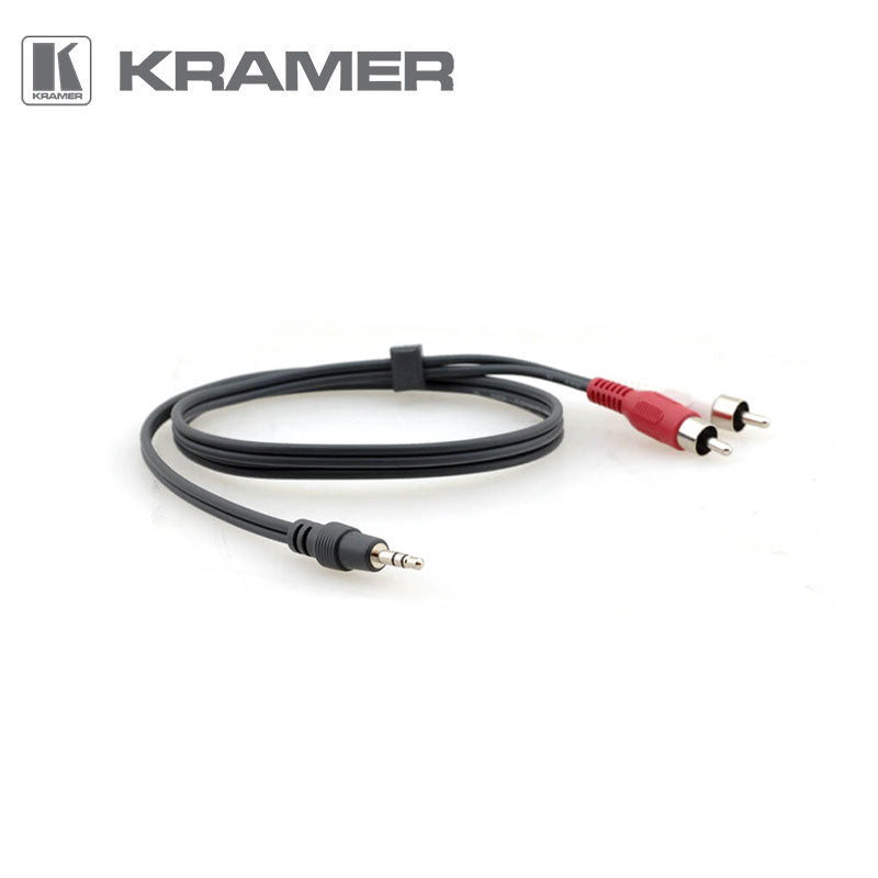 Kramer C-A35M/2RAM-10 3.5mm to 2x RCA Cable - 3.0m