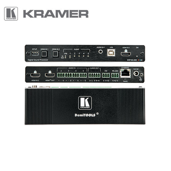 Kramer DSP-62-AEC 6x2 Audio Matrix with DSP