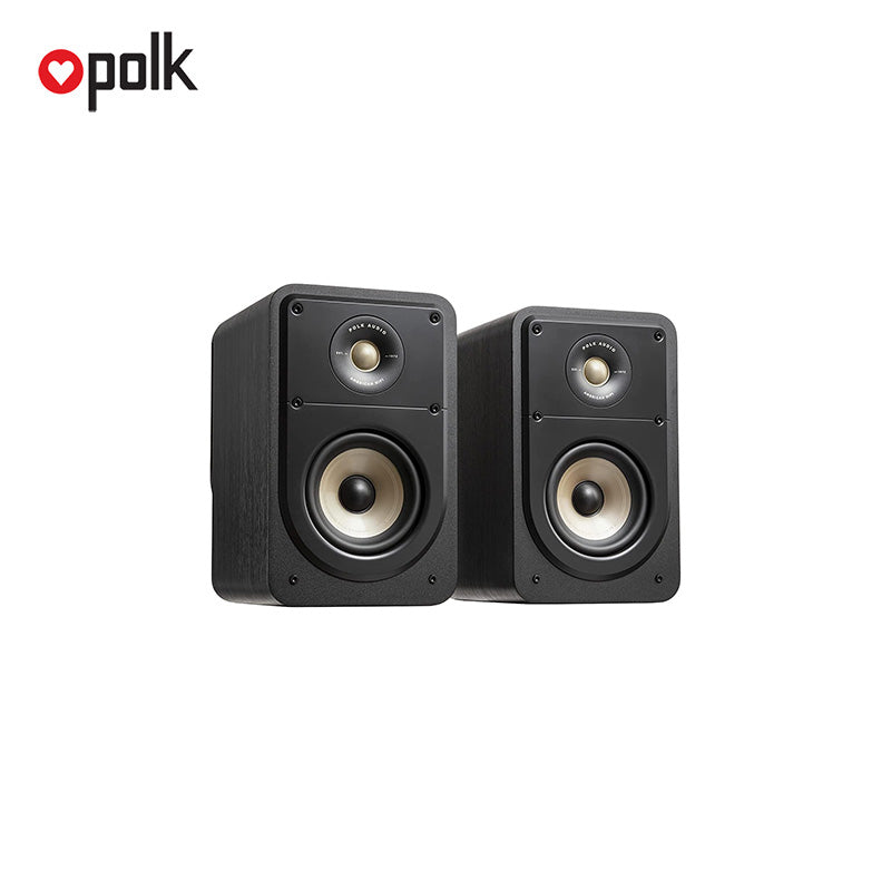 Polk ES15 5.25" 100W Bookshelf Speakers - Black (Supplied as Pairs)