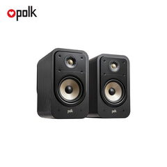 Polk ES20 6.5" 150W Bookshelf Speakers - Black (Supplied as Pairs)