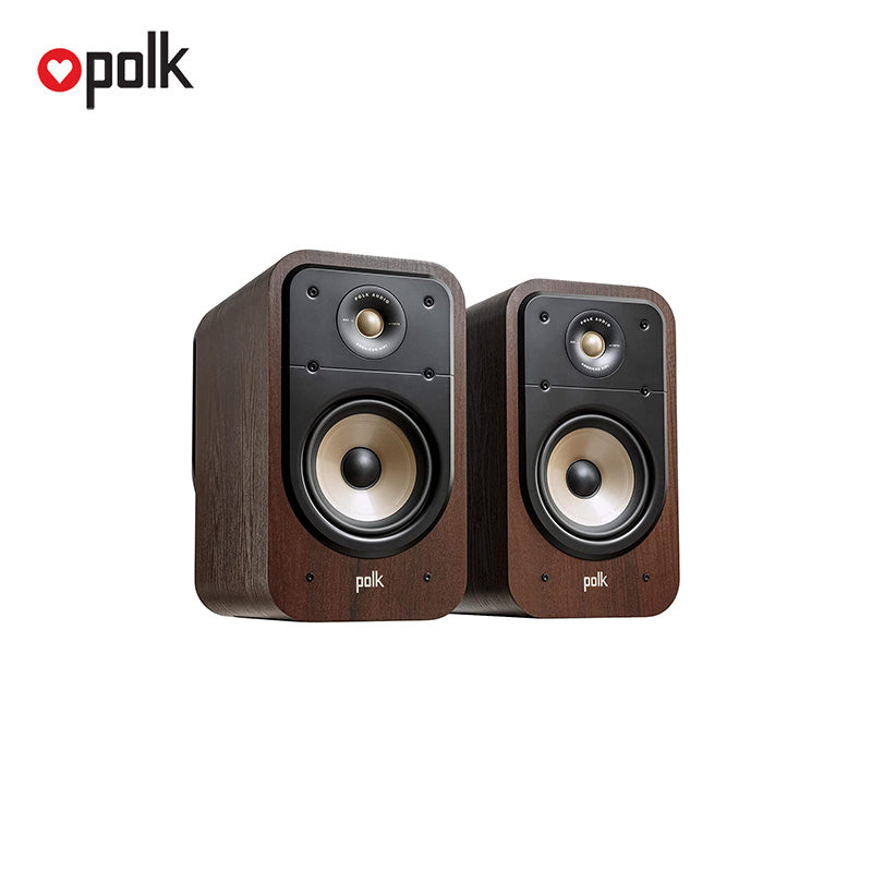 Polk ES20 6.5" 150W Bookshelf Speakers - Walnut (Supplied as Pairs)