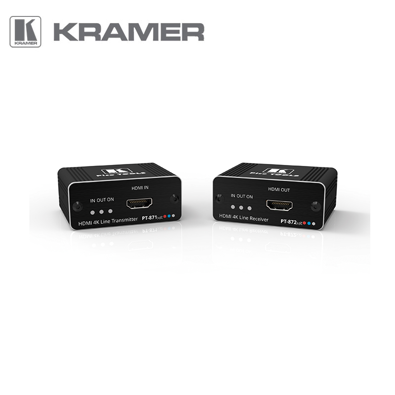 Kramer PT-871/2xr-KIT 4K60 (4:4:4) HDMI Over Twisted Pair Transmitter / Receiver Kit - DGKat