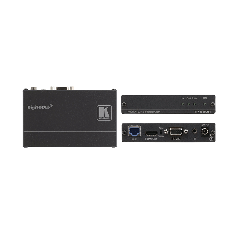 Kramer HDBaseT to HDMI Receiver, RS-232 / IR