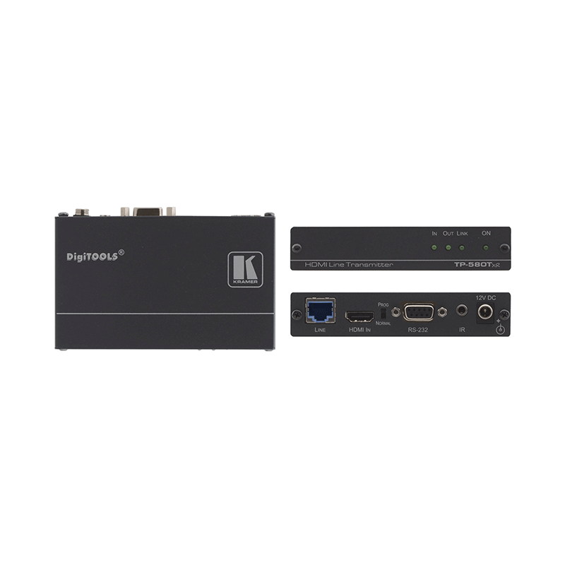 Kramer TP-580TXR 4K60 (4:2:0) HDMI to HDBaseT Transmitter with RS-232 / IR - Extended Reach