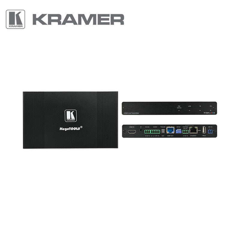 Kramer TP-594TXR 4K60 (4:4:4) HDMI to HDBaseT Transmitter with RS-232 / IR / ARC / Audio / PoE - Extended Reach