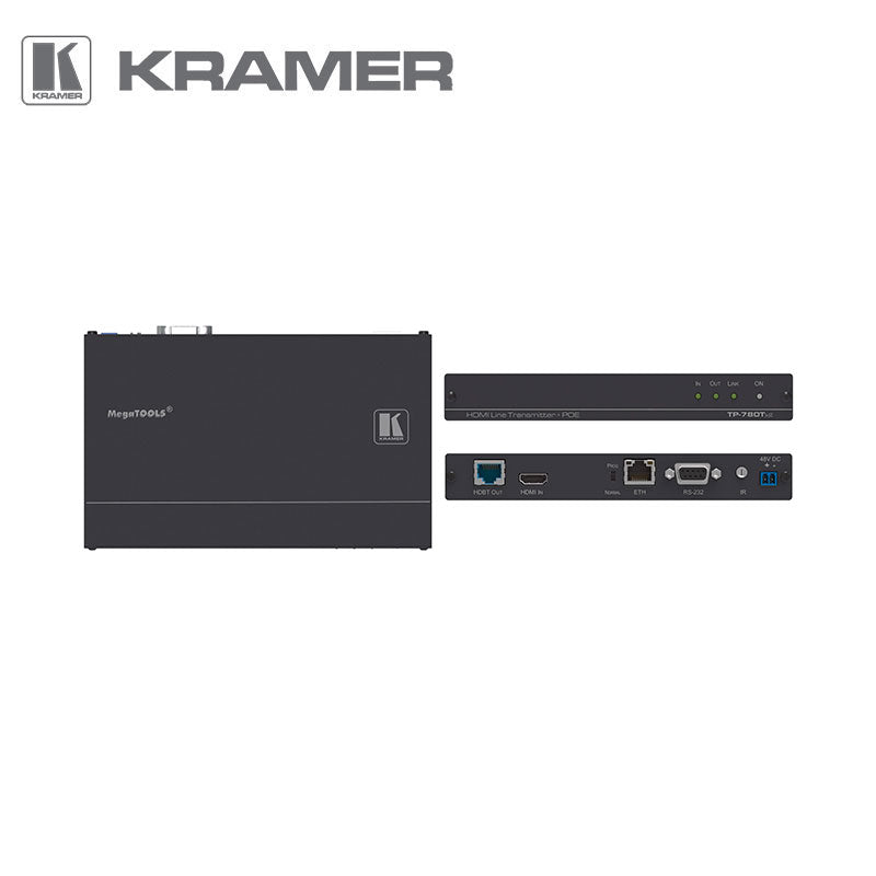 Kramer TP-780TXR 4K60 (4:2:0) HDMI to HDBaseT Transmitter with RS-232 / IR / PoE - Extended Reach